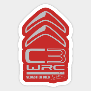 C3 WRC - Signed Sticker